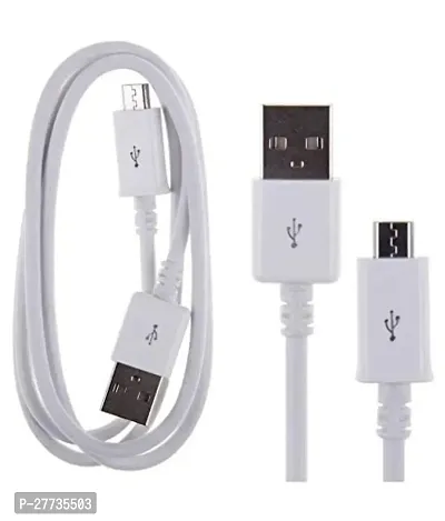 MICRO USB TYPE B WHITE FAST CHARGING CABLE-thumb0