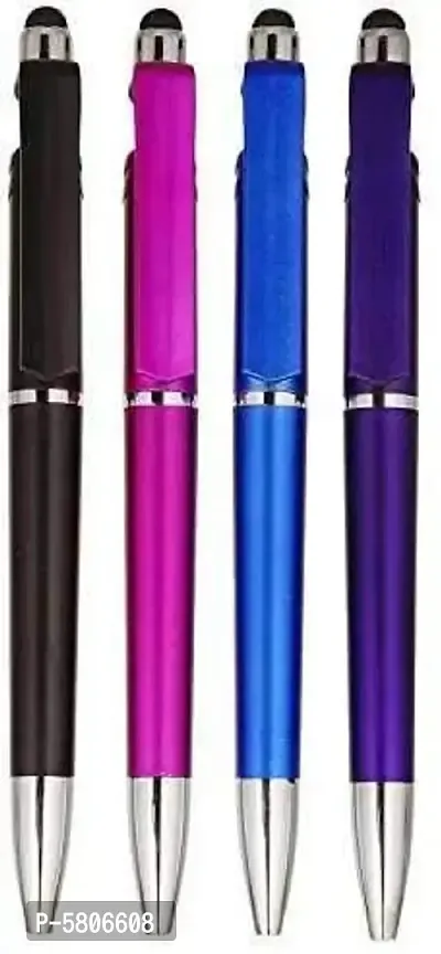 3 in 1 Stylus Capacitive Writing Pen with Mobile Stand Holder for Mobile PACK OF 2 (Random Color)-thumb5