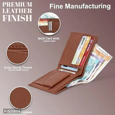 Stylish Artificial Leather Wallet for Men-thumb2