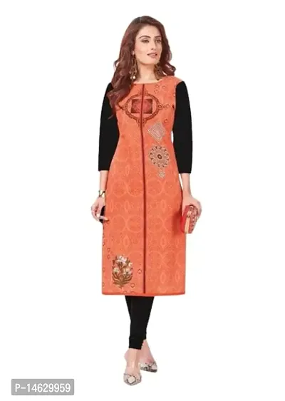 Selfie american sale crepe printed kurtis