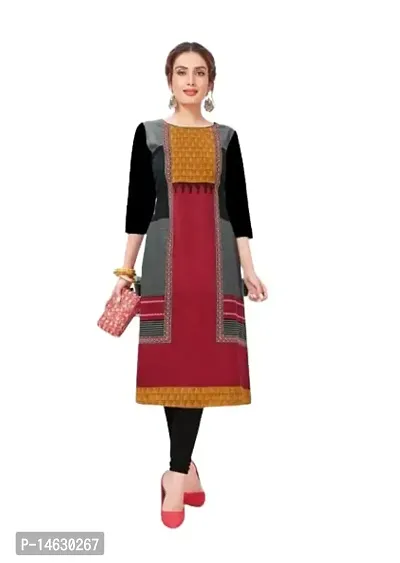 Selfie american crepe printed on sale kurtis