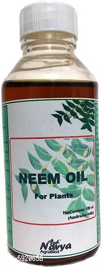 Neem Oil for Plants Pure Neem Oil Spray on Plants and Garden Disease and Pest Control 100 ML with free Measuring Cup-thumb0