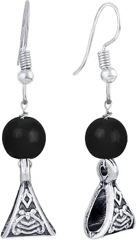 Kaima Oxidised Silver Black Jewellery Set Pack of 1-thumb2