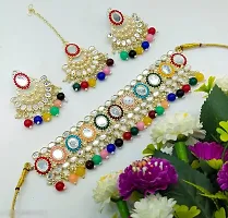 bwon Alloy Goldplated Multicolor Jewellery Set Pack of 1-thumb1