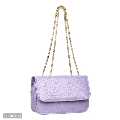 TATUAA Purple Casual Travel Styles Chain Shoulder Slingbag For Women-thumb3