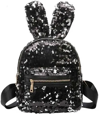 15 L Backpack 15 L Backpack Cute Kids little Girls Trendy Stylish Mini Backpack (Black)