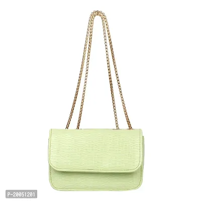Tatuaa Stylish 10 Ltrs Ladies Backpack Handbag Shoulder Bag College Bag(Green)-thumb0