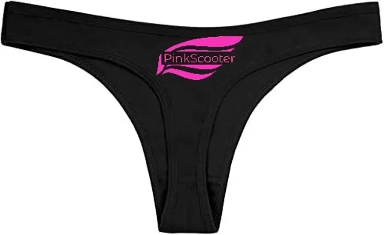 PinkScooter Women's Daily Use Low Rise G-String Blend Thong Panties