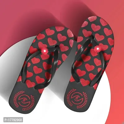 Elegant Red PU  Slippers For Women