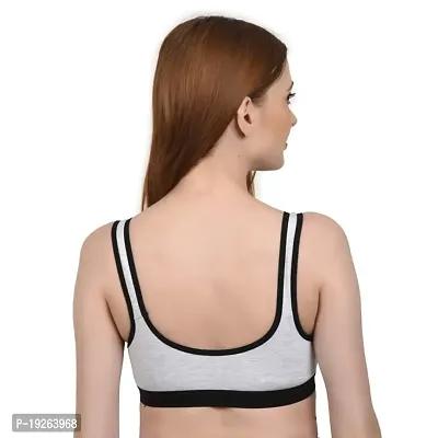 ARISTE Women Cotton Wire Free Non Padded Regular Everyday Sports Bra Sports-thumb5