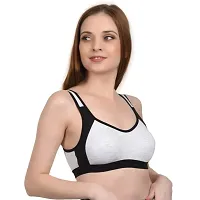 ARISTE Women Cotton Wire Free Non Padded Regular Everyday Sports Bra Sports-thumb2