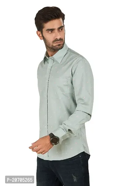 Evergreen and Elegant Baby Pink Mens Shirt-thumb2