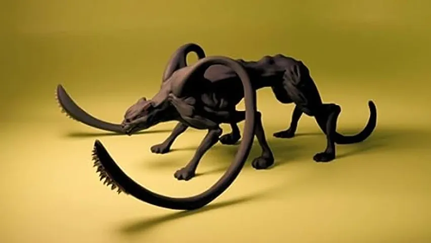 Displacer Beast: Enchanting Fantasy Sculpture for Your Collection