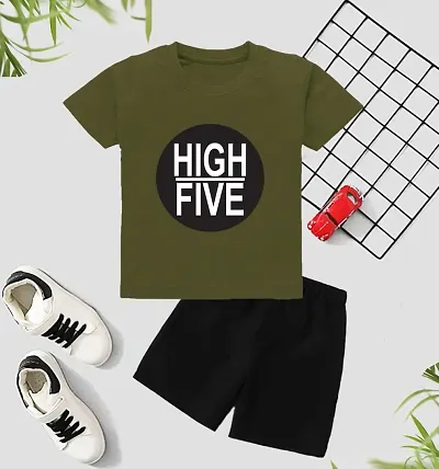 ONE ZERO KIDS TOP BOTTOM SET | High Five T- SHIRTS |