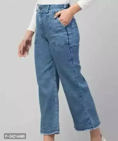 Stylish bell bottom jeans for women-thumb0