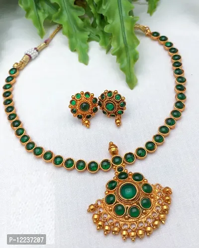 Stylish Green Alloy  Jewellery Set For Women