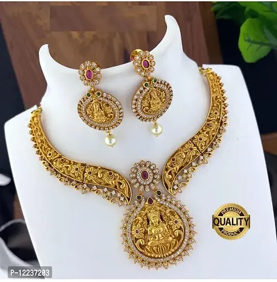 Stylish Golden Alloy  Jewellery Set For Women-thumb0