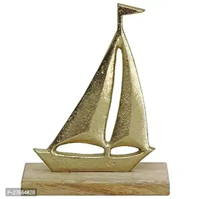 Handmade Metal Boat Showpiece-thumb0