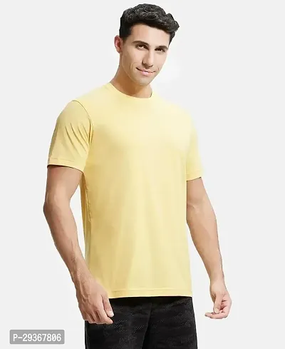 BROTHERS INK Solid Round Neck Tees for Men-thumb0