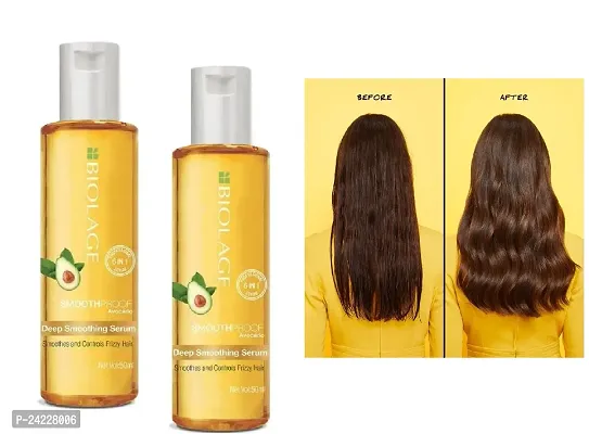 Matrix Biolage Smoothproof Professional 6-In-1 Deep Smoothening Hair Serum For Dry And Frizzy Hair