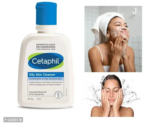 Cetaphil Oily Skin Cleanser , Daily Face Wash for Oily, Acne prone Skin , Gentle Foaming, 125ml-thumb0