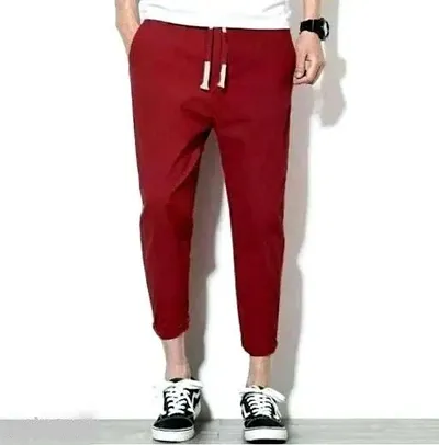 Classic Solid Trousers for Men