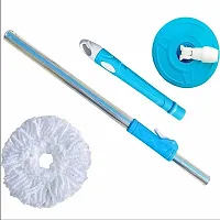 Degree Spin Mop Stick Rod with 1 Microfiber Refill | Standing Magic Pocha with Easy Grip Handle for Floor Cleaning Supplies Product for Home-thumb1