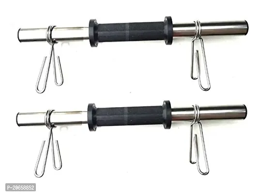 Protoner DRODS14 Blend Dumbbell Rod with Spring Locks, 14-inch Set of 2-thumb0