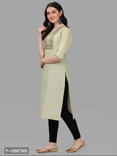 Stylish Fancy Cotton Kurta For Women Pack Of 1-thumb0