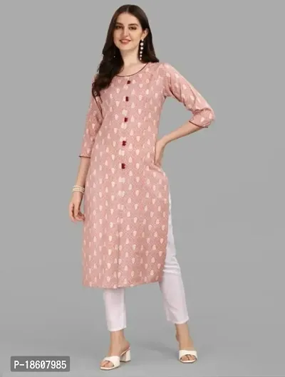 Stylish Fancy Rayon Kurta For Women Pack Of 1-thumb0