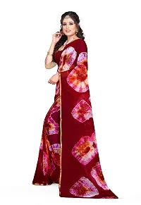 Aardiva Women's Woven Pure Chiffon Saree With Blouse Piece (BAND02NKK_Purple)-thumb1