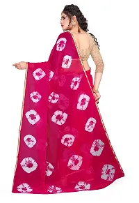 Aardiva Women's Woven Pure Chiffon Saree With Blouse Piece (BAND03NKK_Pink)-thumb2