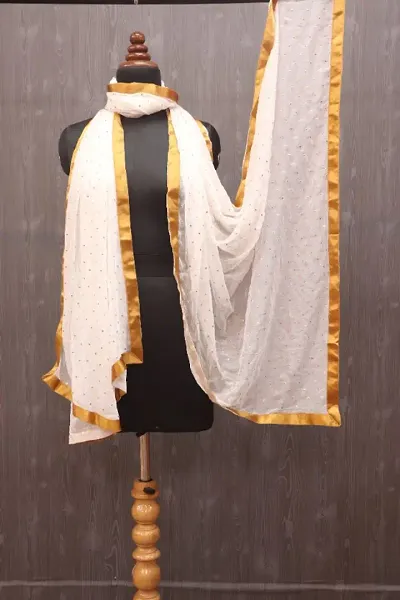 Trendy Women's Chiffon Printed Dupatta