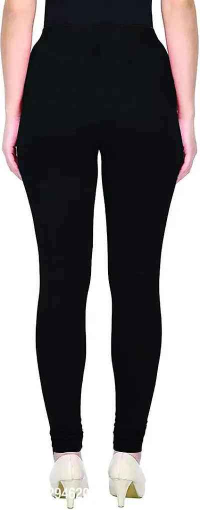 plus size black cotton leggings