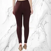 Fabulous Black Cotton Solid Leggings For Women-thumb1