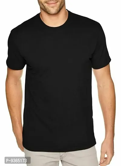 Classic Cotton Solid Tshirt for Mens-thumb0