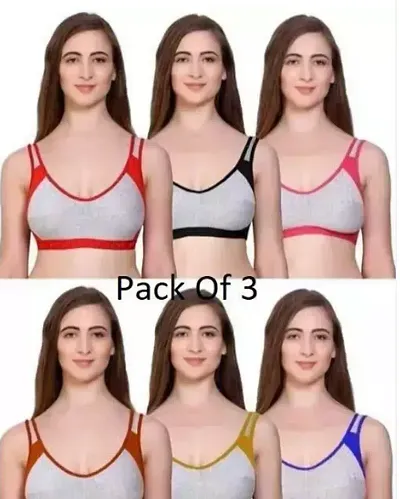 AMYDA Women's Sports Bra Seamless Non Padded Wire-Free Stretchable  Comfortable with Straps Sports Bra for Girls Ladies Daily Everyday Dance  wear Sport