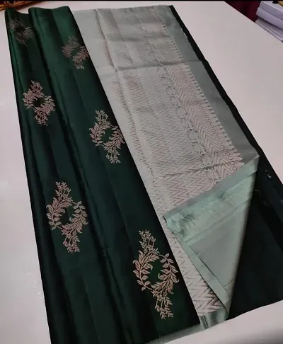 Lichi Silk Woven Design Sarees With Blouse Piece