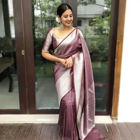 Art Silk Saree with Blouse piece