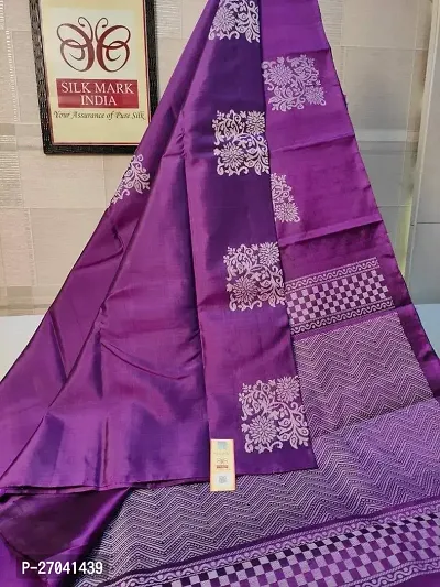 Sttylish Women Banarasi Silk Saree with Blouse Piece