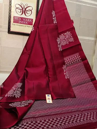 Stylish Women Banarasi Silk Jacquard Saree with Blouse piece