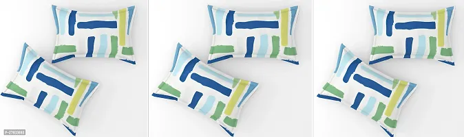 Modern Cotton Pillow Covers Set, Pack Of 6