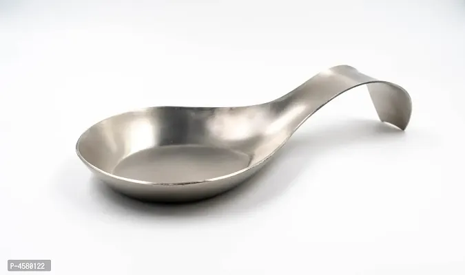 Premium Steel Silver Spoon Rest