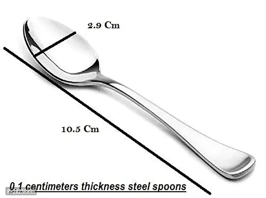 Premium Cutlery Stainless Steel Spoons Set of 6-thumb5