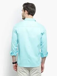 Latest Chikan Men's Regular Fit Full Sleeve Cotton Casual Shirt-thumb1