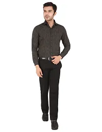 Latest Chikan Men's Textured Regular Fit Full Sleeve Cotton Casual/Formal Shirt-thumb1