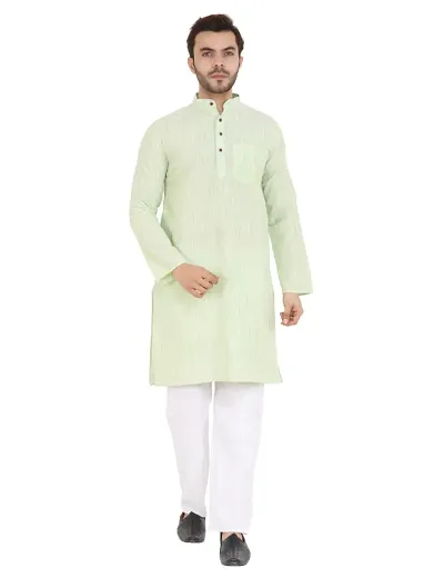 Stylish Solid Kurta For Men