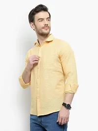 Latest Chikan Men's Checked Regular Fit Full Sleeve Cotton Casual Shirt-thumb3