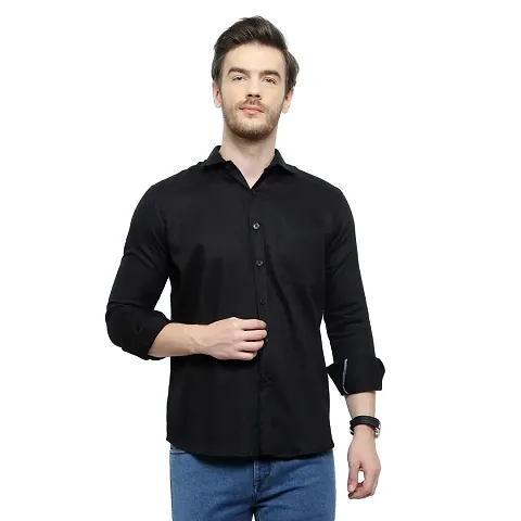 Latest Chikan Men's Regular Fit Full Sleeve Cotton Casual Shirt
