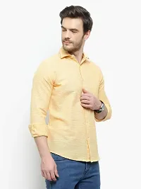 Latest Chikan Men's Checked Regular Fit Full Sleeve Cotton Casual Shirt-thumb4